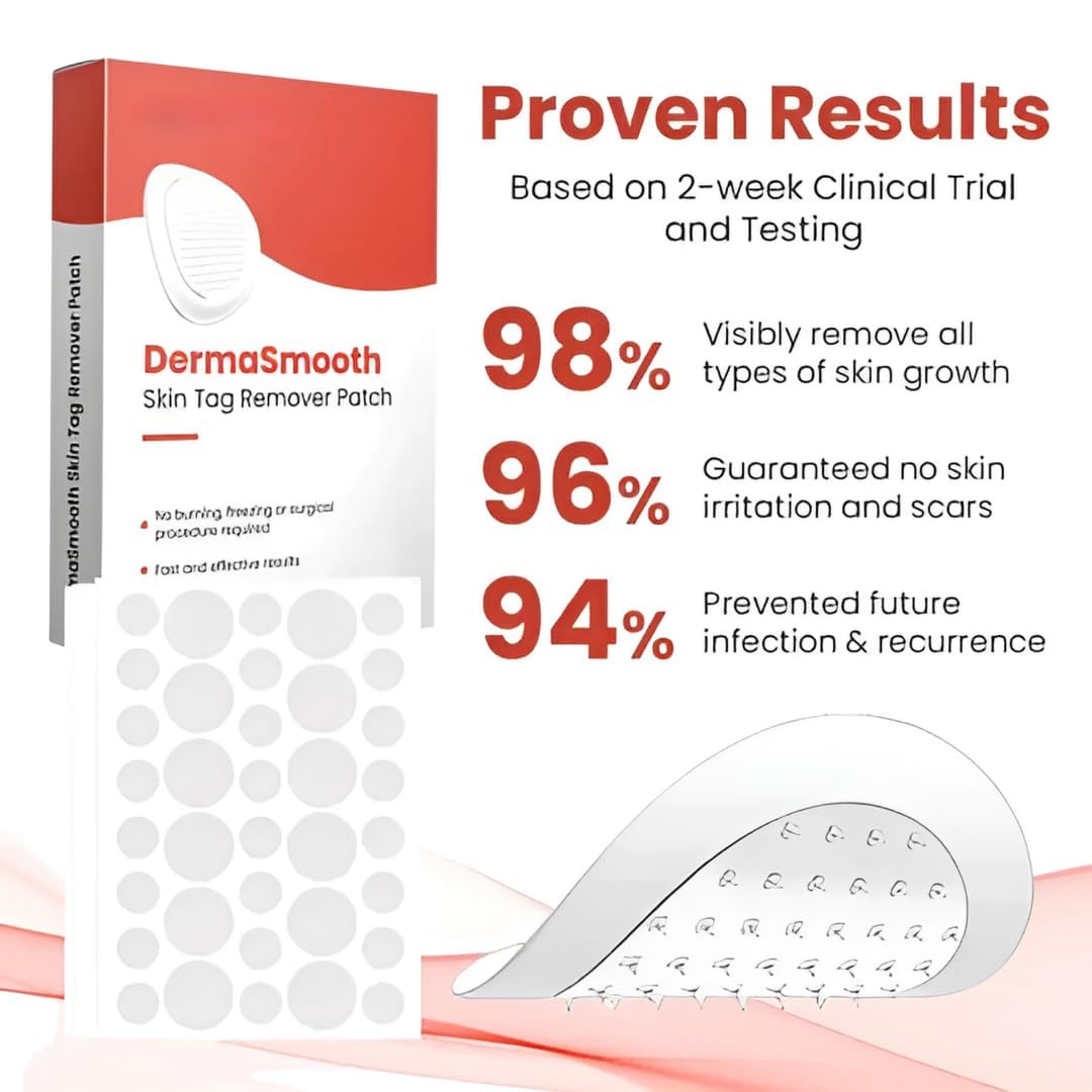 Derma Smooth Skin Tag Removal Patch | Secret To Spotless Skin